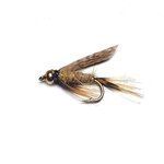 Stillwater March Brown Wet Fly Gold Bead Size 12 - 1 Dozen